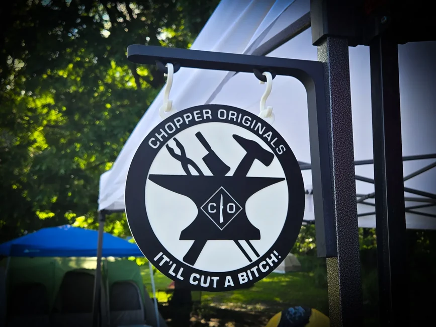 Chopper Originals specialty hanging sign