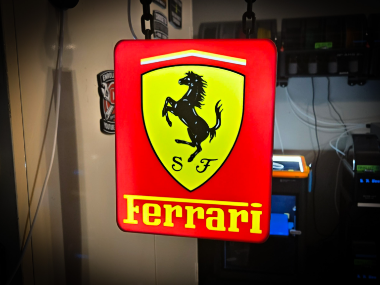 Ferrari Verticle Style Lightbox Project