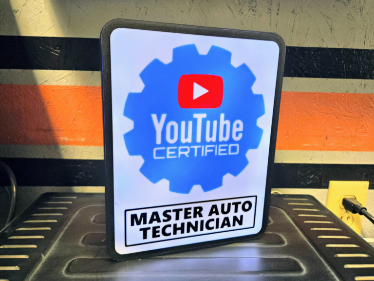 YouTube Certified Mechanic Lightbox