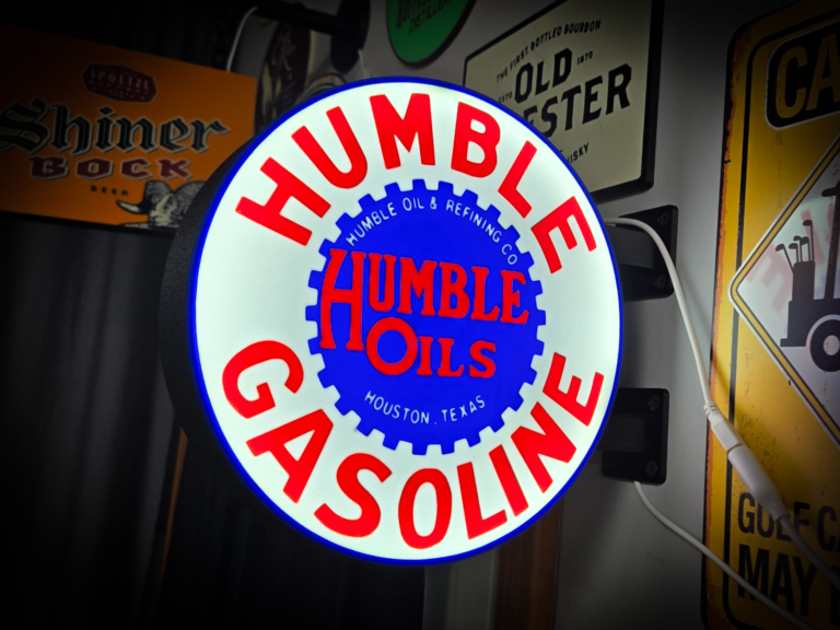 Humble Oil Round Lightbox