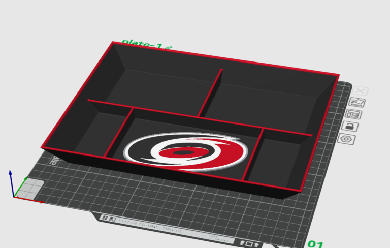 CAROLINA HURRICANES ~ EDC Dump Tray Organizer